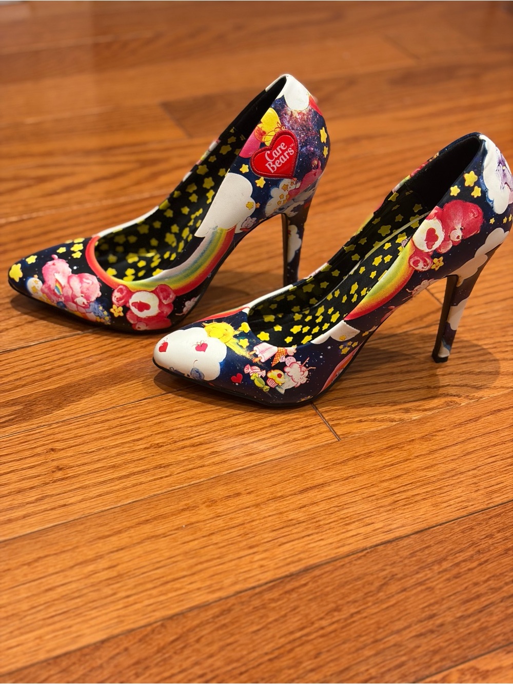 Iron Fist Care Bears Nights For Staring Heels Women SZ 8 - Picture 2 of 8